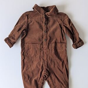 Old Navy Brown Corduroy Baby Outfit
